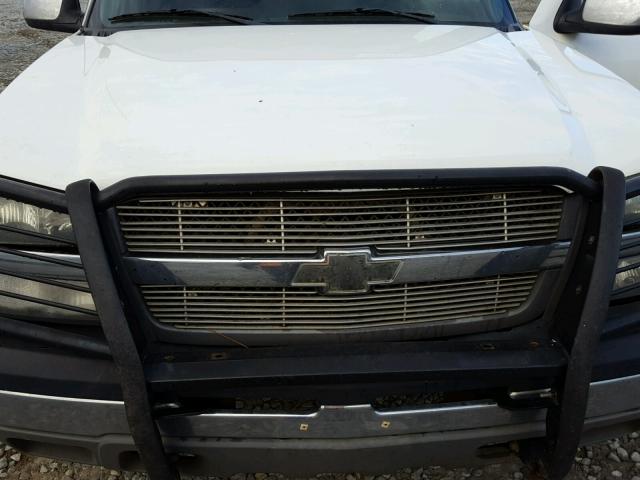 1GCEK19VX4E112690 - 2004 CHEVROLET SILVERADO WHITE photo 7