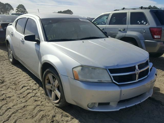 1B3LC56R28N290345 - 2008 DODGE AVENGER SX SILVER photo 1