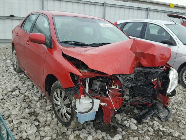 2T1BU4EE2CC894179 - 2012 TOYOTA COROLLA BA RED photo 1