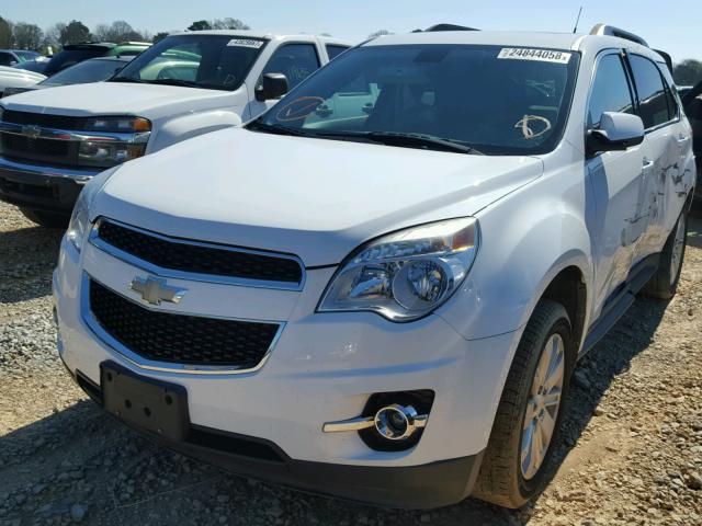 2GNALPEC7B1300530 - 2011 CHEVROLET EQUINOX LT WHITE photo 2