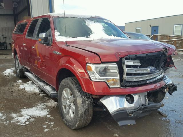 1FTFW1EF9EKF42351 - 2014 FORD F150 SUPER RED photo 1