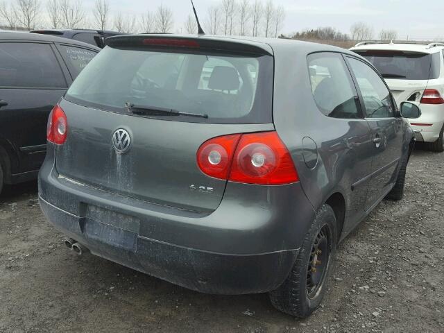 WVWBR71K47W114372 - 2007 VOLKSWAGEN RABBIT GREEN photo 4