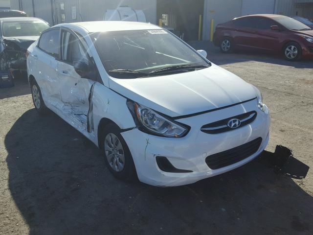 KMHCT4AE4GU044023 - 2016 HYUNDAI ACCENT SE WHITE photo 1