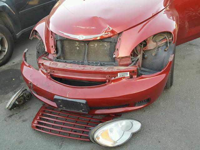 3A8FY48949T540716 - 2009 CHRYSLER PT CRUISER RED photo 9