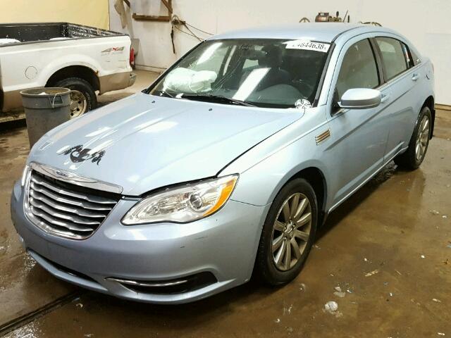 1C3CCBBGXCN197362 - 2012 CHRYSLER 200 TOURIN BLUE photo 2