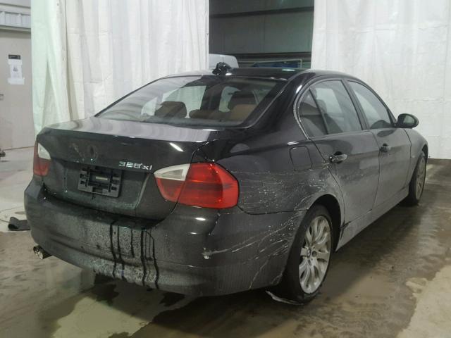 WBAVC935X7K035262 - 2007 BMW 328 XI BLACK photo 4