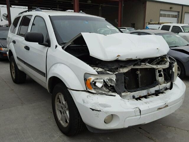 1D8HD48KX8F137834 - 2008 DODGE DURANGO SL WHITE photo 1