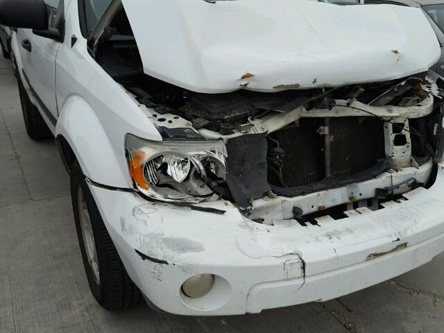 1D8HD48KX8F137834 - 2008 DODGE DURANGO SL WHITE photo 9