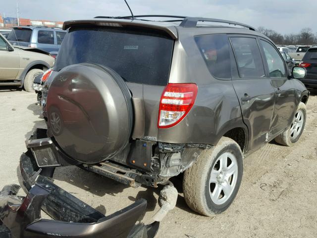 2T3BF4DV6CW217458 - 2012 TOYOTA RAV4 BROWN photo 4