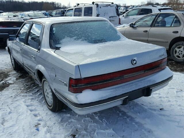 1G4AH54R6M6410951 - 1991 BUICK CENTURY CU SILVER photo 3