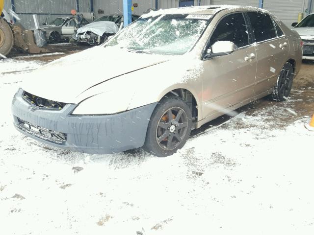 1HGCM66554A099181 - 2004 HONDA ACCORD EX TAN photo 2