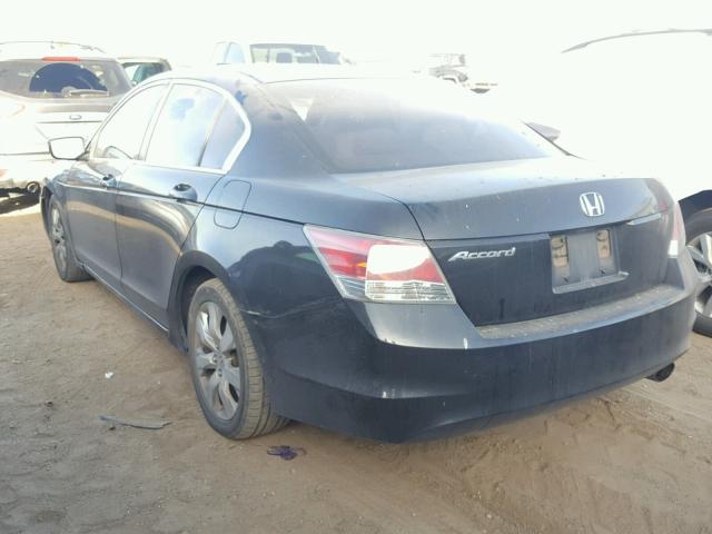 JHMCP26798C016795 - 2008 HONDA ACCORD EX BLACK photo 3