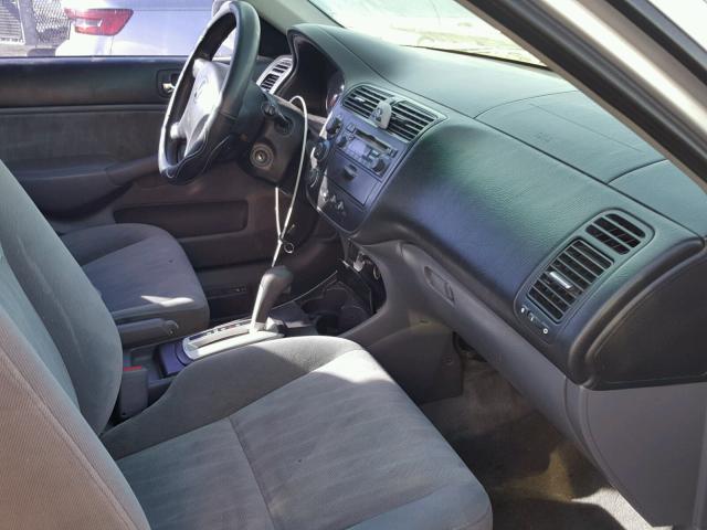 1HGES26735L016605 - 2005 HONDA CIVIC EX ვერცხლისფერი ფოტო 5