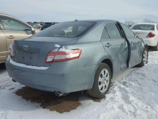 4T1BK3EK1BU611967 - 2011 TOYOTA CAMRY SE GREEN photo 4