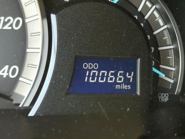 4T1BF1FK1CU073022 - 2012 TOYOTA CAMRY BASE BLACK photo 8