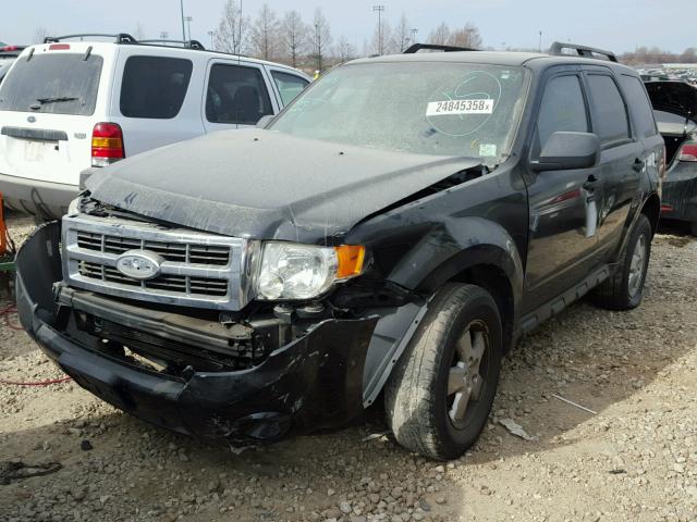 1FMCU03G99KC97132 - 2009 FORD ESCAPE XLT BLACK photo 2