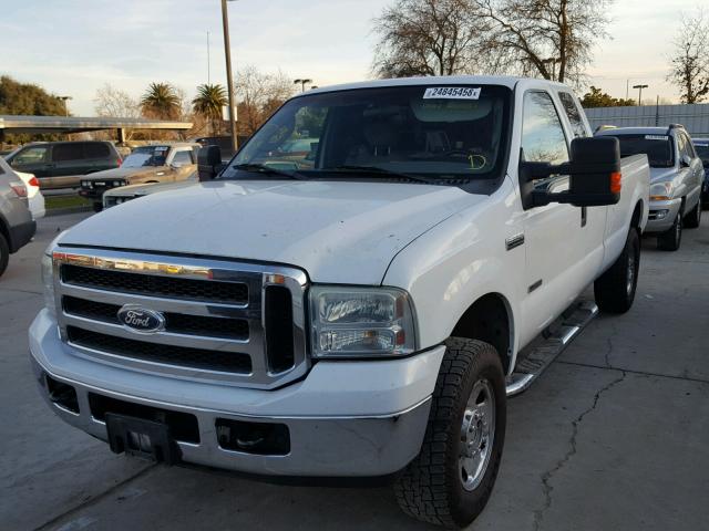 1FTSX21P17EA42024 - 2007 FORD F250 SUPER WHITE photo 2