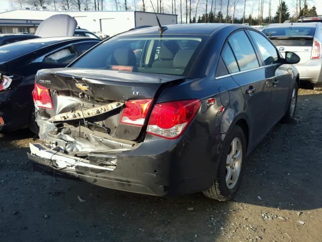 1G1PF5SC1C7409694 - 2012 CHEVROLET CRUZE LT BLACK photo 4