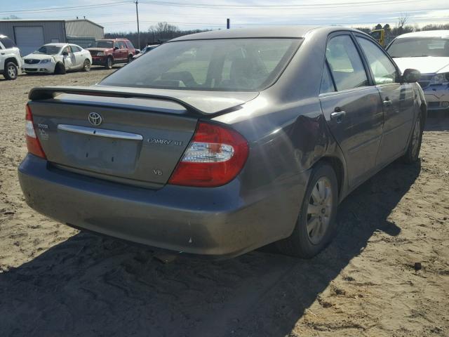 4T1BF32K53U555414 - 2003 TOYOTA CAMRY LE GRAY photo 4