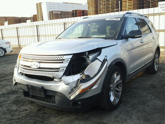 1FMHK7D88BGA65576 - 2011 FORD EXPLORER X SILVER photo 2