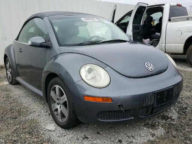 3VWRF31Y76M300312 - 2006 VOLKSWAGEN NEW BEETLE GRAY photo 1