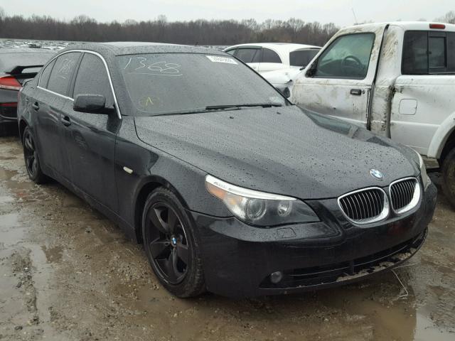 WBANE53587CW67447 - 2007 BMW 525 I BLACK photo 1