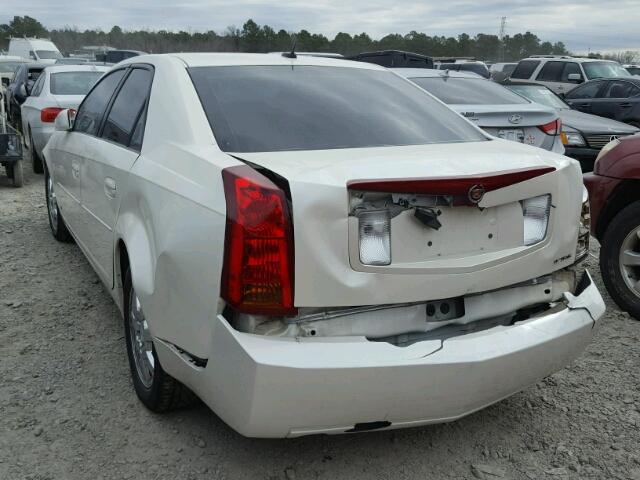 1G6DM57T570146541 - 2007 CADILLAC CTS WHITE photo 3