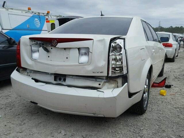 1G6DM57T570146541 - 2007 CADILLAC CTS WHITE photo 4