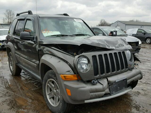 1J4GL38K55W727114 - 2005 JEEP LIBERTY RE BROWN photo 1