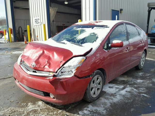 JTDKB20U777569320 - 2007 TOYOTA PRIUS RED photo 2