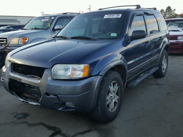 1FMCU93113KC17152 - 2003 FORD ESCAPE XLT BLUE photo 2