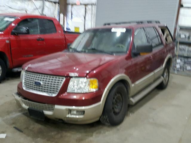 1FMFU18515LA63954 - 2005 FORD EXPEDITION RED photo 2