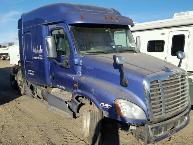 3AKJGLDV3HSJB1622 - 2017 FREIGHTLINER CASCADIA 1 BLUE photo 1