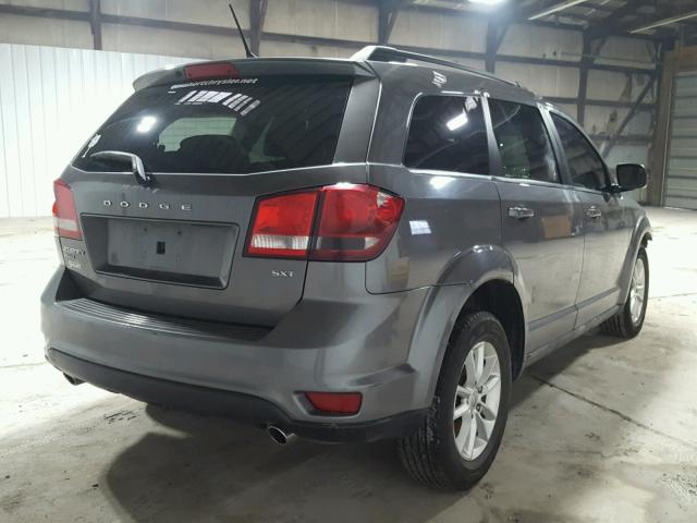 3C4PDDBG2DT592644 - 2013 DODGE JOURNEY SX GRAY photo 4