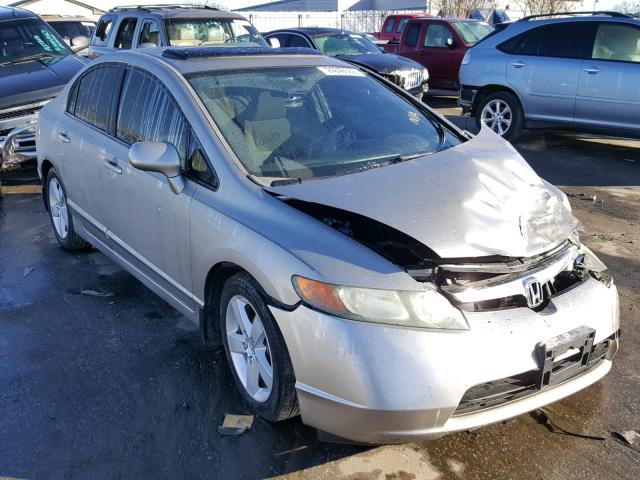 1HGFA16856L061699 - 2006 HONDA CIVIC EX SILVER photo 1