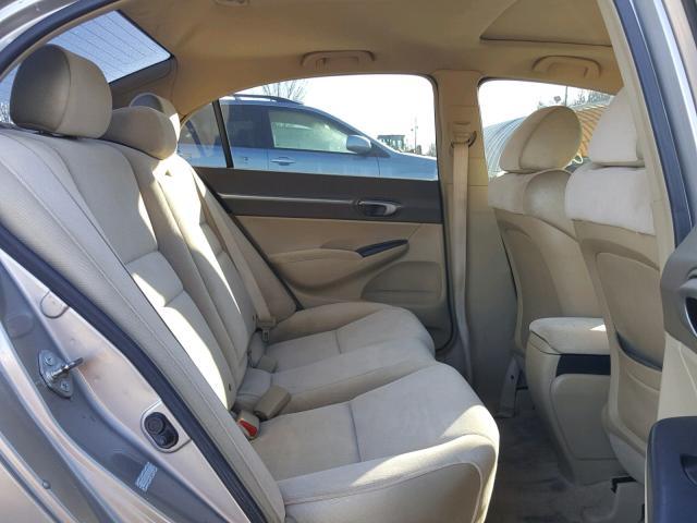 1HGFA16856L061699 - 2006 HONDA CIVIC EX ვერცხლისფერი ფოტო 6