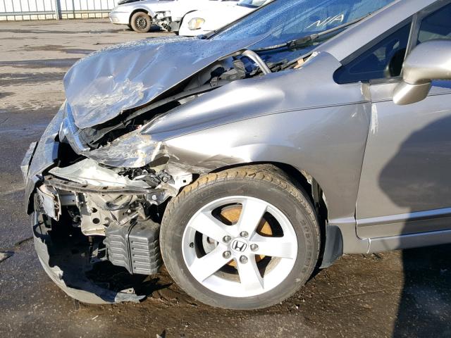 1HGFA16856L061699 - 2006 HONDA CIVIC EX ვერცხლისფერი ფოტო 9