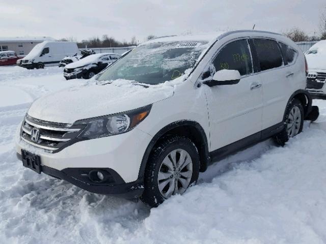 2HKRM4H99CH107786 - 2012 HONDA CR-V TOURI WHITE photo 2