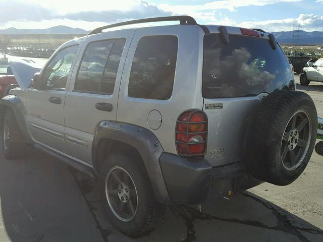 1J4GL48KX3W664322 - 2003 JEEP LIBERTY SP SILVER photo 3