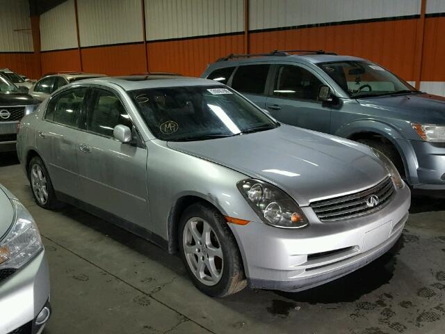 JNKCV51FX4M717937 - 2004 INFINITI G35 SILVER photo 1