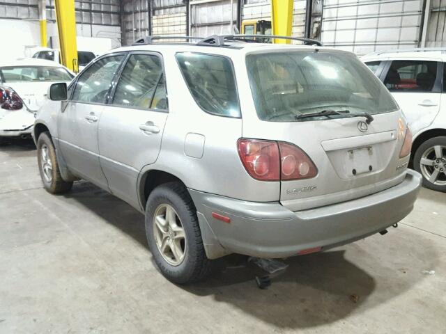 JT6HF10UXY0128307 - 2000 LEXUS RX 300 SILVER photo 3