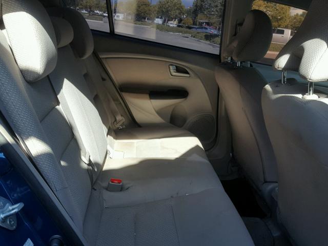 JHMZE2H30DS005520 - 2013 HONDA INSIGHT BLUE photo 6