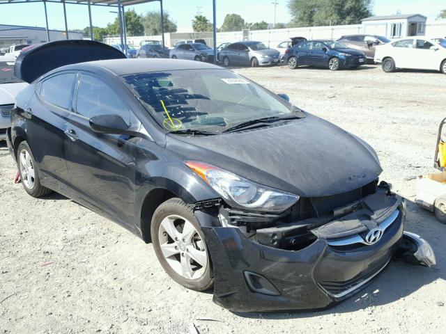 KMHDH4AE3DU859802 - 2013 HYUNDAI ELANTRA GL BLACK photo 1