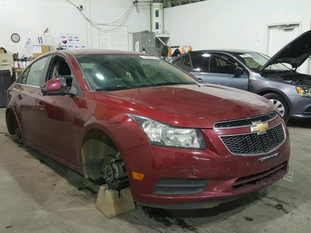 1G1PE5SB3E7403991 - 2014 CHEVROLET CRUZE LT RED photo 1