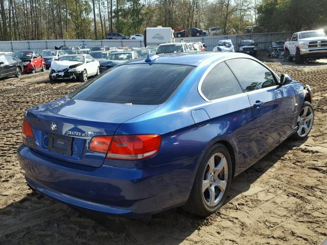 WBAWC33507PD07521 - 2007 BMW 328 XI BLUE photo 4