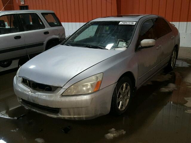 1HGCM66494A800294 - 2004 HONDA ACCORD EX SILVER photo 2