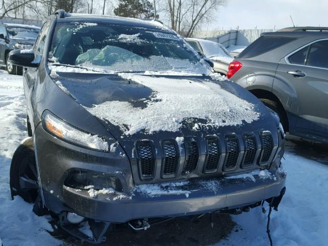 1C4PJMDB5GW318654 - 2016 JEEP CHEROKEE L GRAY photo 1