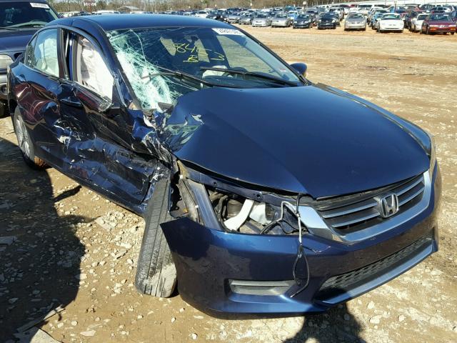 1HGCR2F37DA258453 - 2013 HONDA ACCORD LX BLUE photo 1