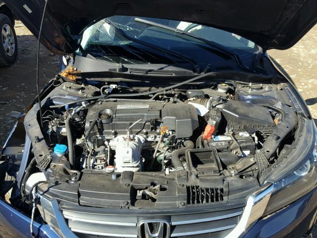 1HGCR2F37DA258453 - 2013 HONDA ACCORD LX BLUE photo 7