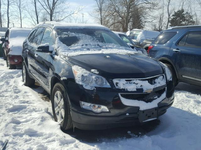 1GNKRGED1BJ128724 - 2011 CHEVROLET TRAVERSE L BLACK photo 1